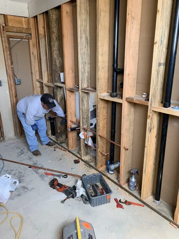 Commercial rough-in plumbing for Gas Line Repair in Benicia
